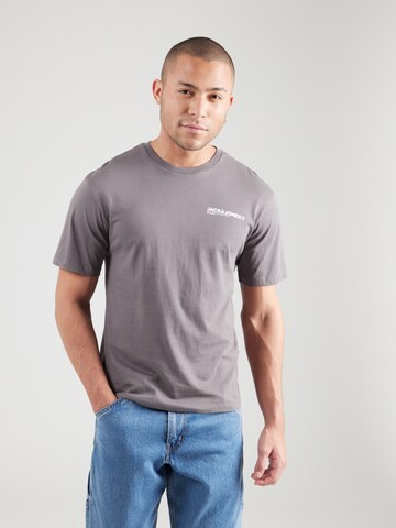 JACK & JONES Футболка 'JJHAWAII' в Серый