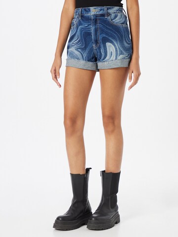 HOLLISTER Regular Broek in Blauw: voorkant