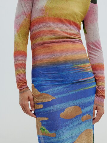 EDITED - Vestido 'Romia' em mistura de cores