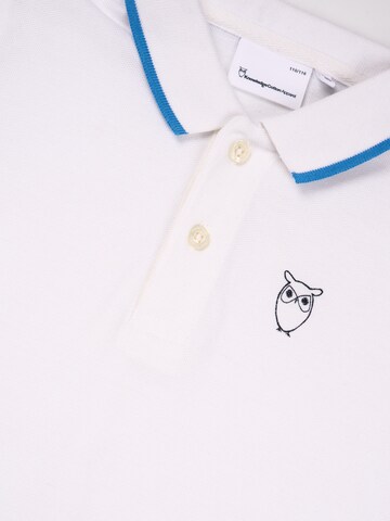KnowledgeCotton Apparel Poloshirt in Weiß