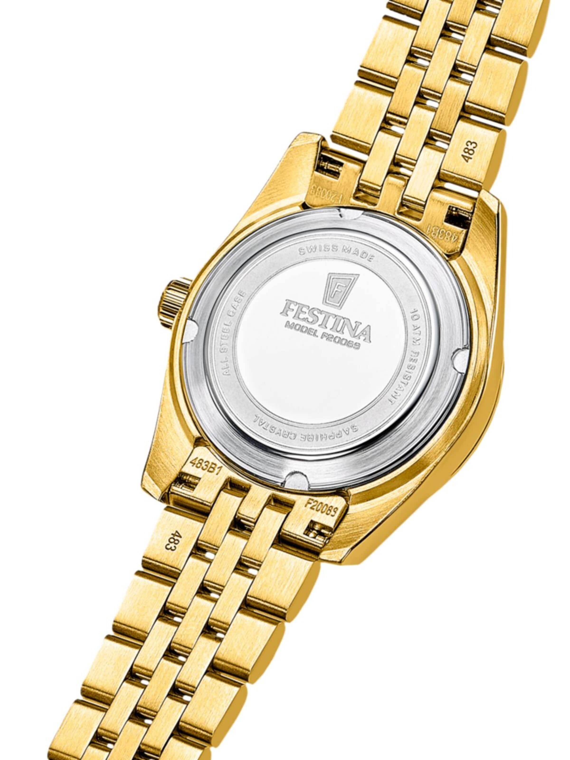 FESTINA Analogové hodinky 'Date watch Classics Swiss Made' – černá