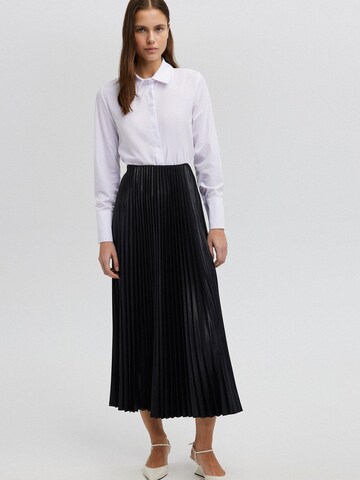 Touché Privé Nederdel 'Pleated Skirt' i sort