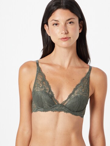 T-shirt Reggiseno di Calvin Klein Underwear in verde: frontale