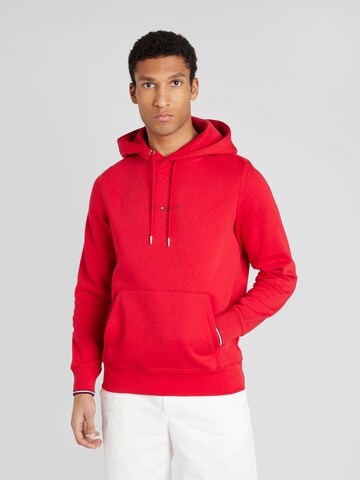 Sweat-shirt TOMMY HILFIGER en rouge : devant