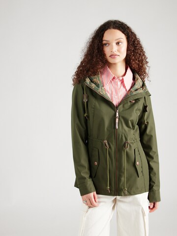 Parka mi-saison 'Monadis' Ragwear en vert : devant