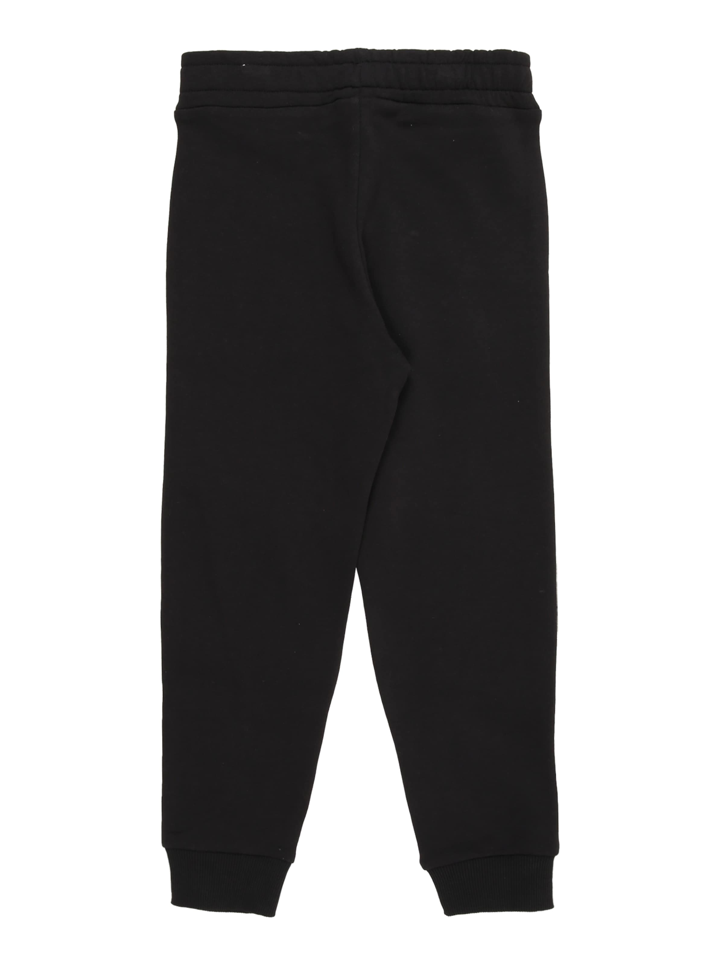 Lindex - Tapered Calças 'Essential' em preto