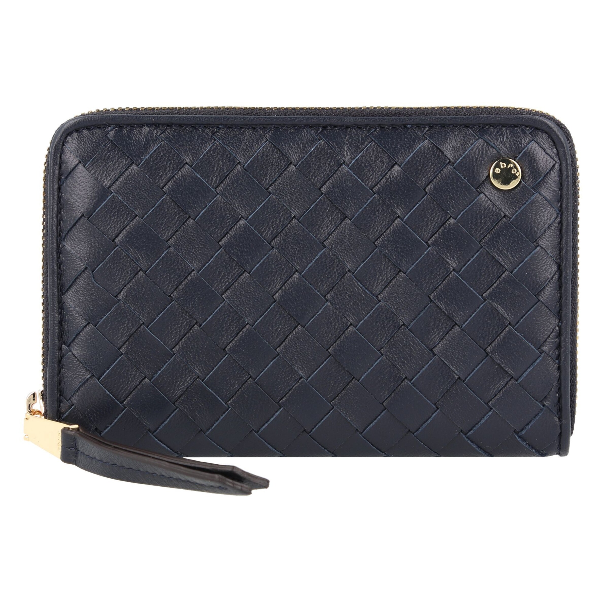ABRO Wallet 'Piuma' in Blue: front