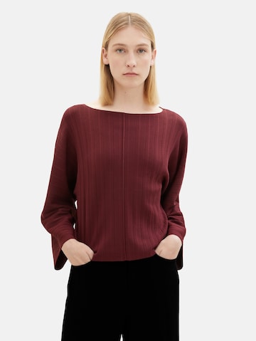 TOM TAILOR - Pullover em vermelho: frente