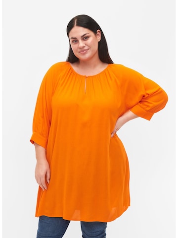 Zizzi Tunic 'Erose' in Orange: front