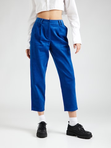 regular Pantaloni con pieghe di TOPSHOP in blu: frontale