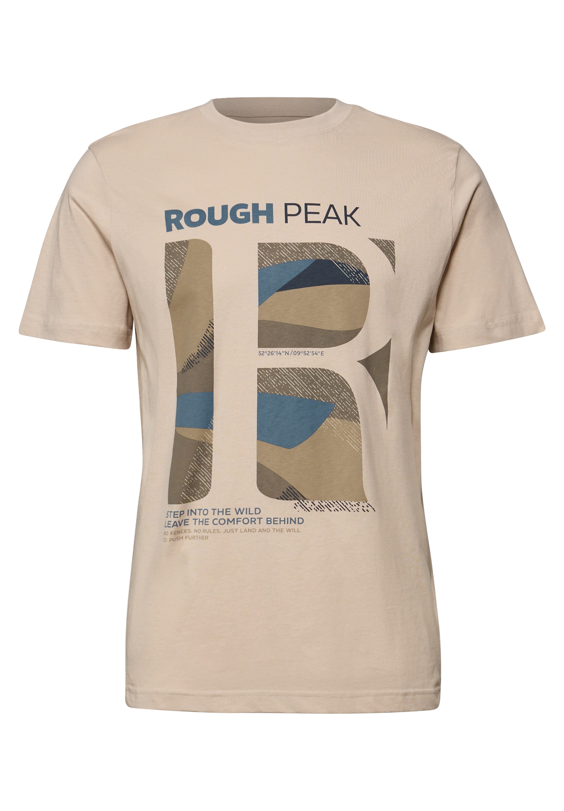 Street One MEN Shirt in Beige: front