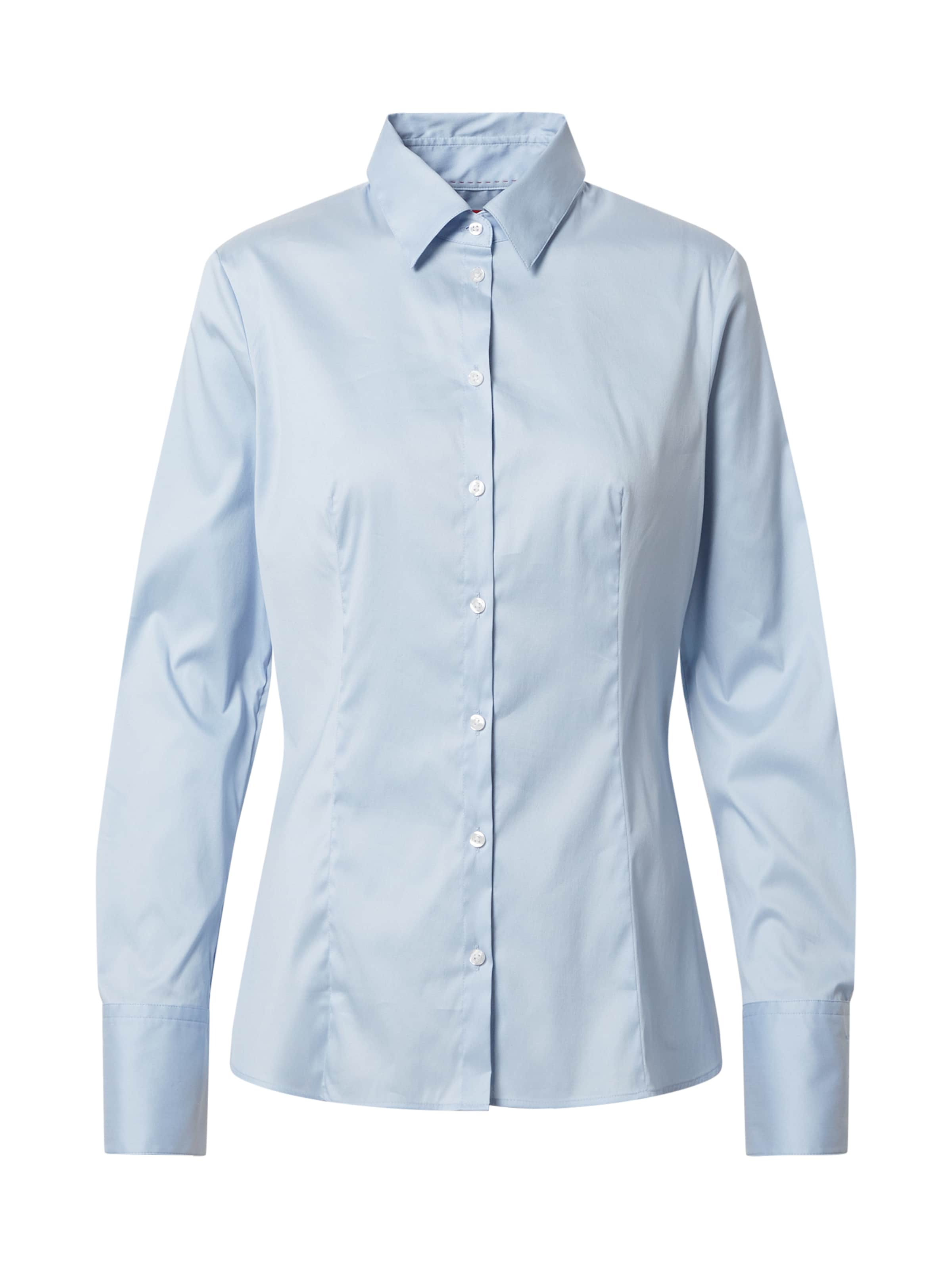 HUGO Blúz 'The Fitted' - kék: elől