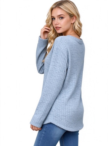 Yesfashion Sweater in Blue