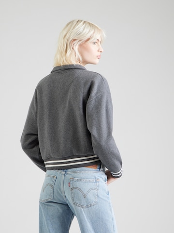 LEVI'S ® Sweatshirt 'Everyday Quarter Zip Sweatshirt' i grå