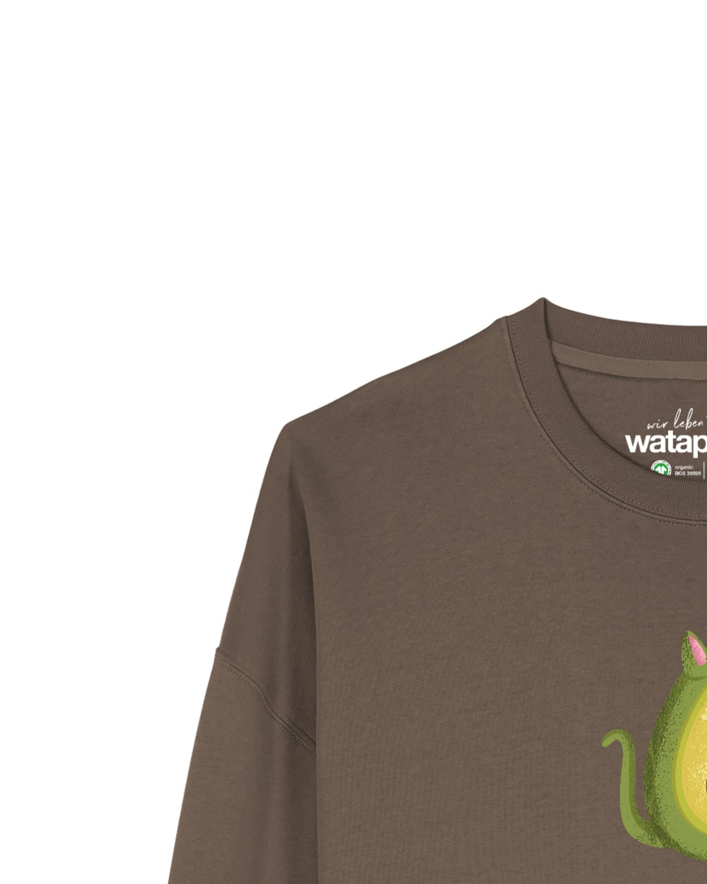 Felpa 'Avocato' di Watapparel in marrone