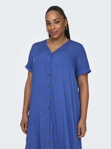 ONLY Carmakoma Kleid in Blau