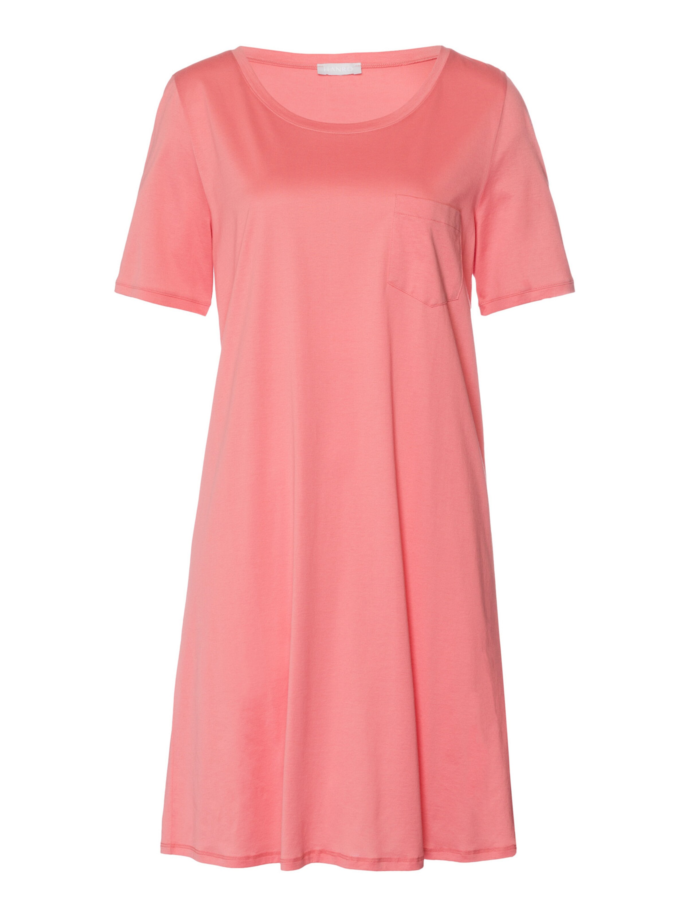 Hanro - Camisola de pijama ' Cotton Deluxe ' em vermelho: frente