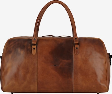 Sac week-end GREENBURRY en marron : devant