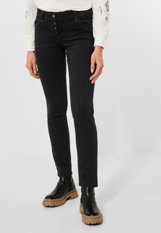 CECIL Slim fit Jeans in Black: front