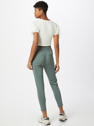 VERO MODA Tapered Bundfaltenhose 'Eva' in Grün