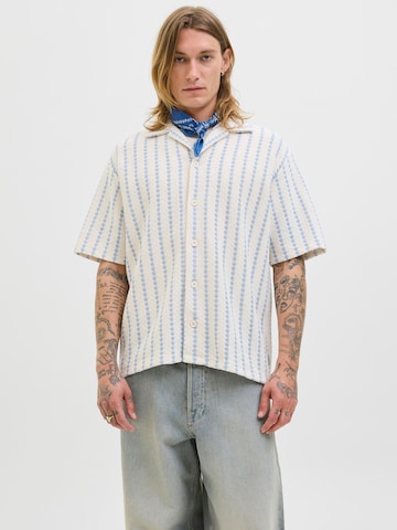 JACK & JONES Regular fit Overhemd in Blauw: voorkant