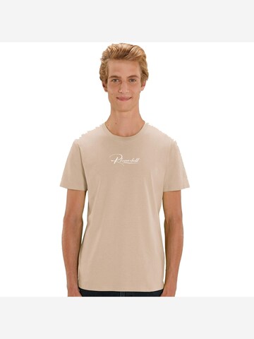 Rheinrebell Shirt 'T Shirt "Faith" Sandfarben' in Beige