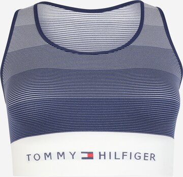 Tommy Hilfiger Underwear Plus Bralette Bra in Blue: front