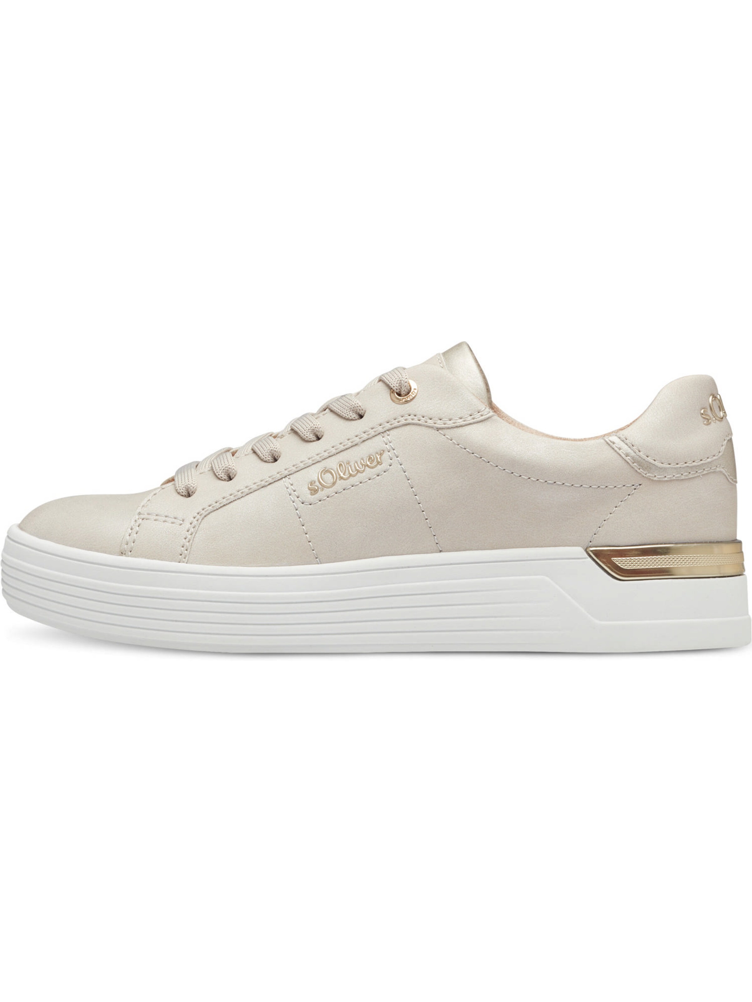 s.Oliver Sneaker in Beige