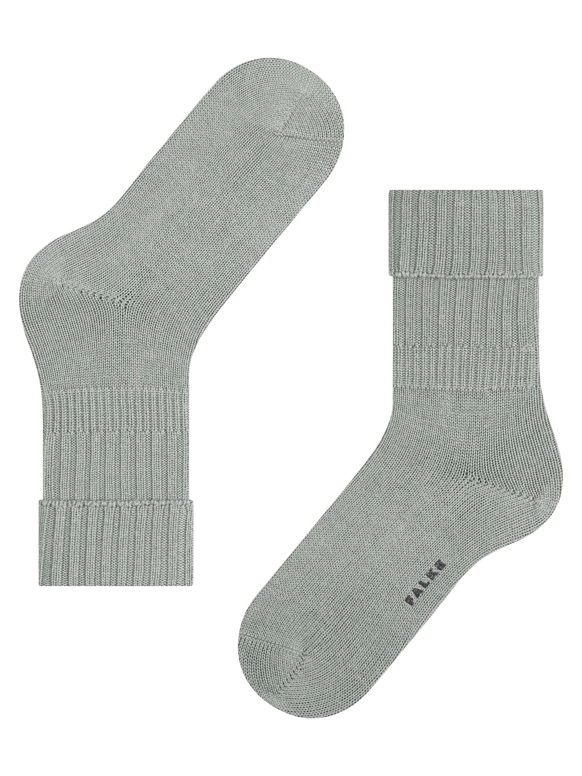 FALKE Socks 'Striggings Rib' in Silver