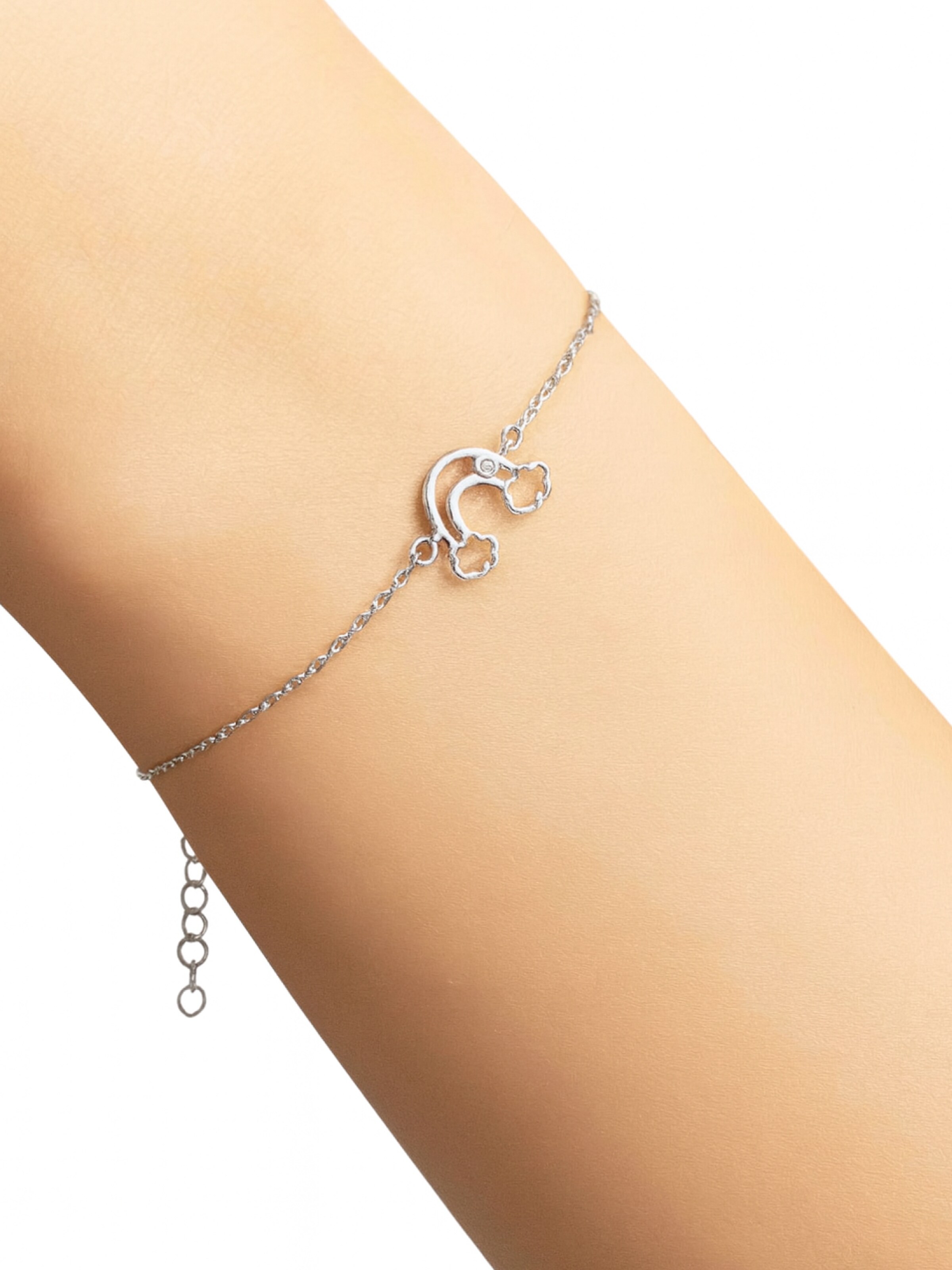 Bracelet So Chic en argent : devant