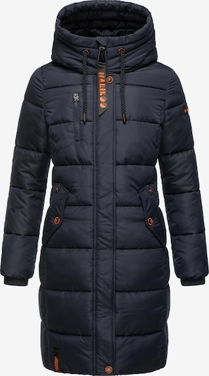 MARIKOO Wintermantel 'Yuikoo' in navy / orange, Produktansicht