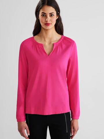 STREET ONE Shirt in Pink: Vorderseite