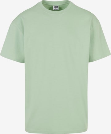 Urban Classics Shirt 'Heavy Oversized Tee' in Green: front