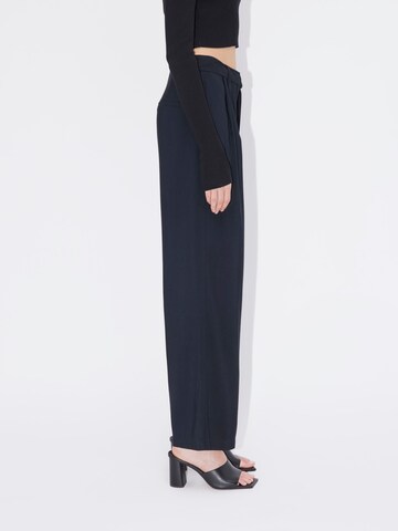 LeGer by Lena Gercke Wide leg Pleat-Front Pants 'Elektra' in Black