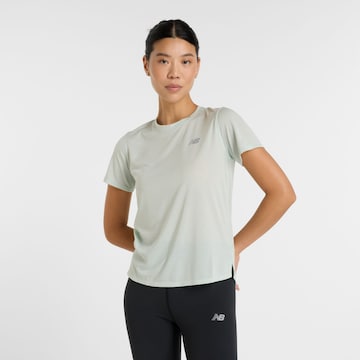 new balance Functioneel shirt 'Athletics' in Wit: voorkant