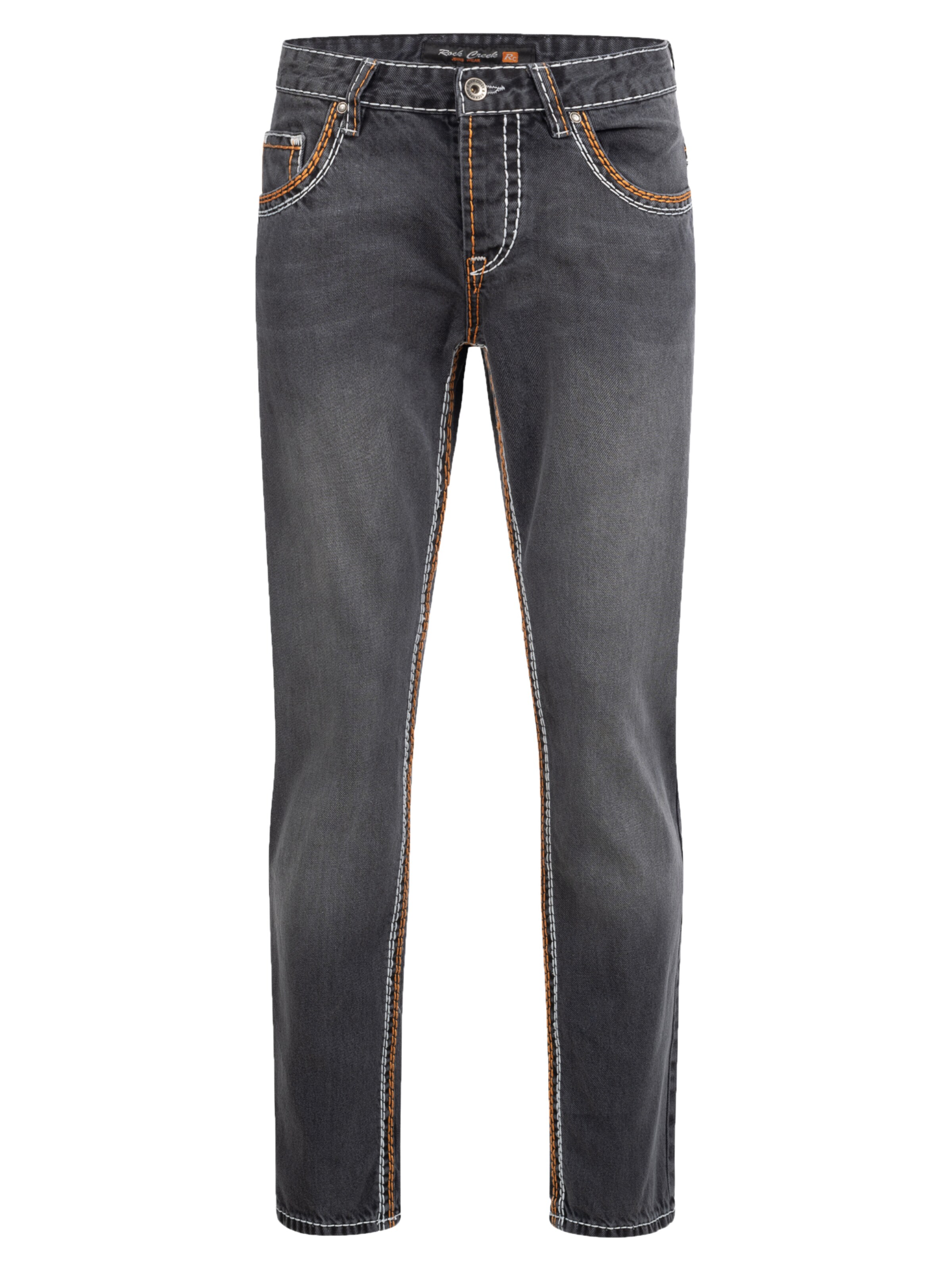 Rock Creek Loose fit Jeans in Grey: front