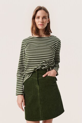 SOAKED IN LUXURY Shirt 'Neo' in Groen: voorkant