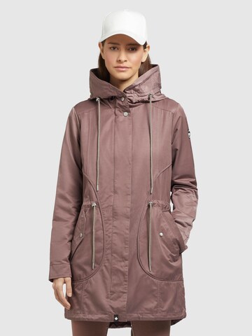 khujo Winter Jacket ' ONDA2 ' in Brown: front