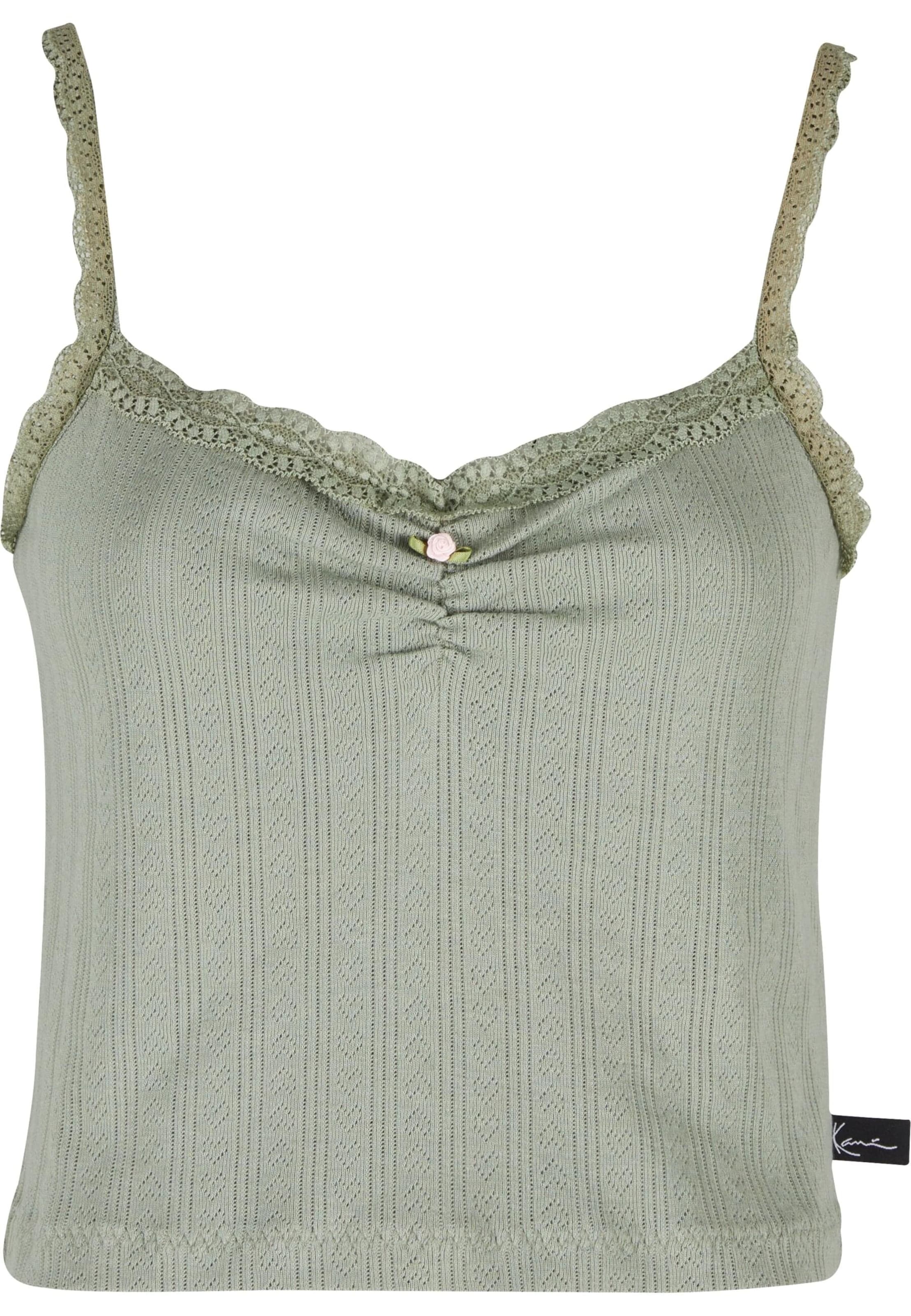 Top di Karl Kani in verde: frontale
