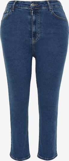 Trendyol Curve Farkut värissä sininen denim, Tuotenäkymä