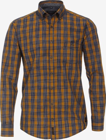 CASAMODA Button Up Shirt in Yellow: front
