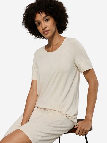 T-shirt 'Natural Elegance' Hanro en beige