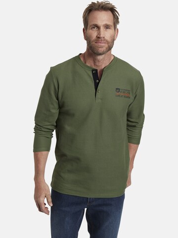 Jan Vanderstorm Shirt ' Ivor ' in Green: front