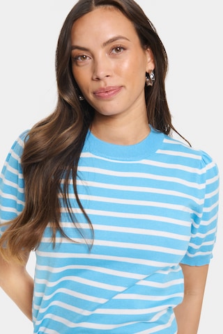 SAINT TROPEZ Pullover in Blau