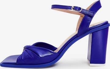 Sandales CESARE GASPARI en bleu : devant