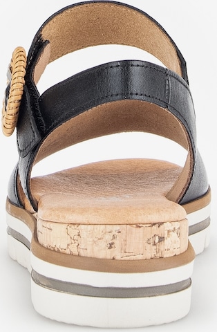 GABOR Sandals in Black