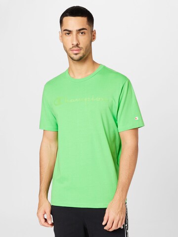 Champion Authentic Athletic Apparel T-shirt i grön: framsida