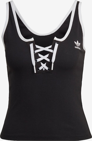 Top 'Always Original Laced' de la ADIDAS ORIGINALS pe negru: față