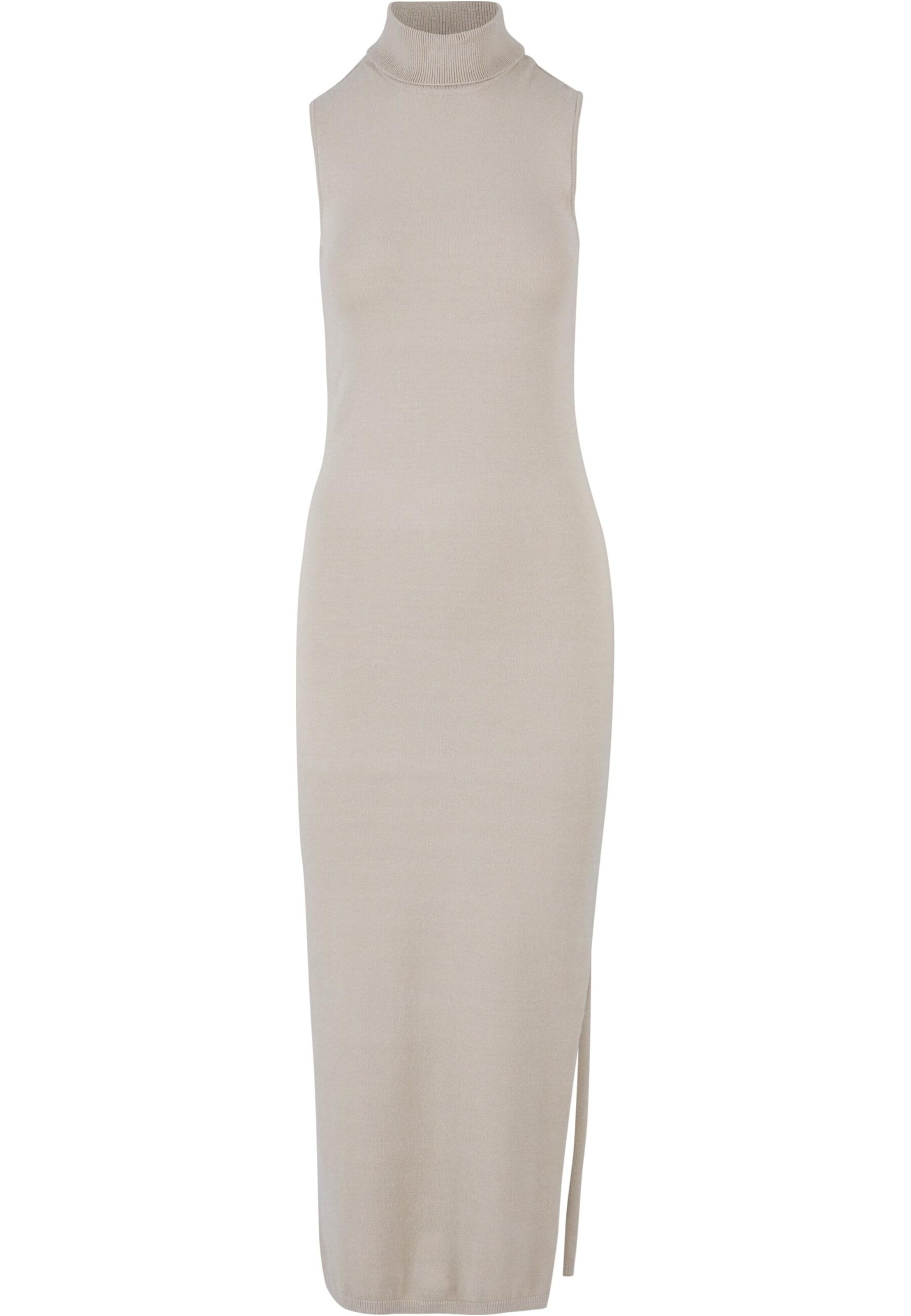 Urban Classics Рокля в бежово: отпред