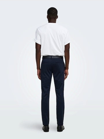 Only & Sons Слим фит Панталон Chino 'ONSTHOR' в синьо